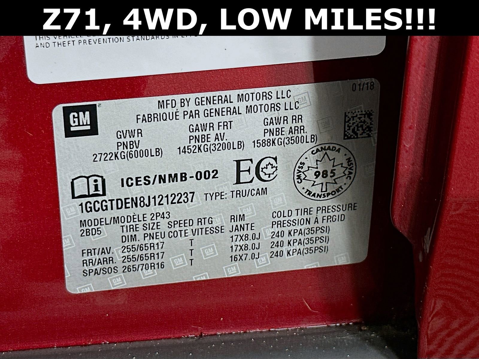 Used 2018 Chevrolet Colorado Z71 image 32