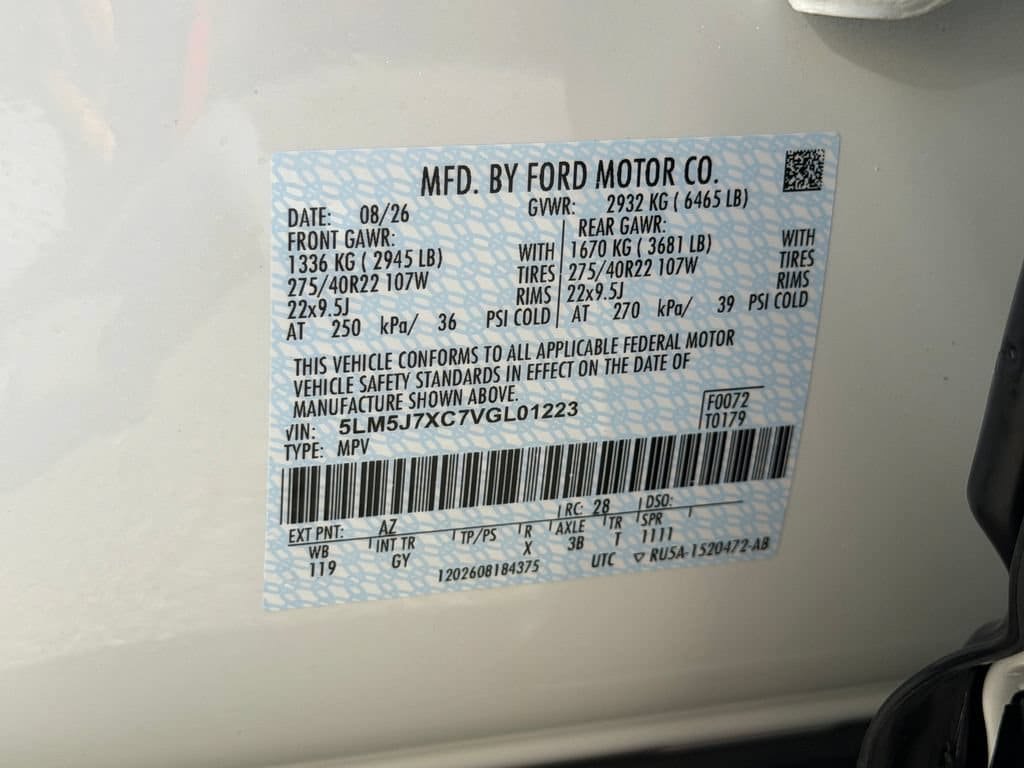 New 2027 Lincoln Aviator Reserve AWD/4WD image 27