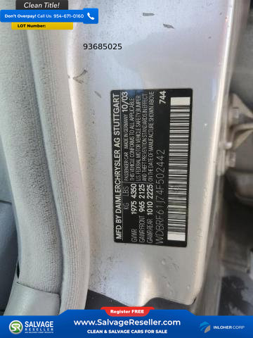 Used 2004 Mercedes-Benz C 240 Sedan image 16