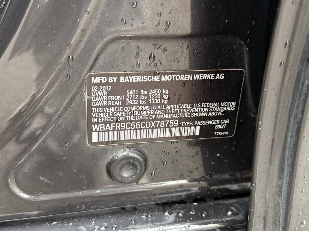 Used 2012 BMW 550i Sedan RWD image 35
