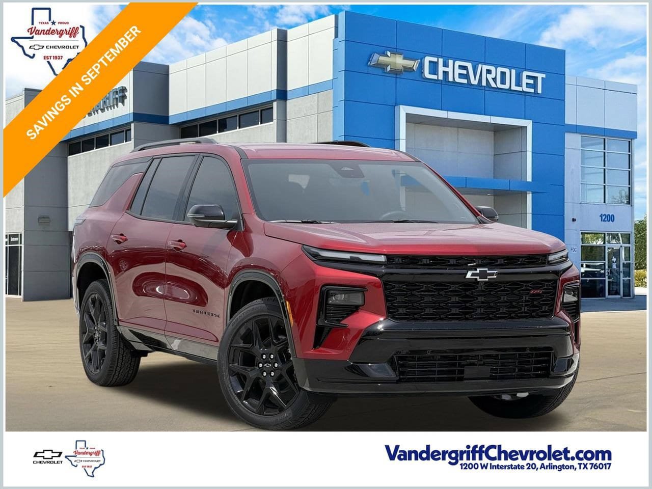 New 2026 Chevrolet Traverse RS