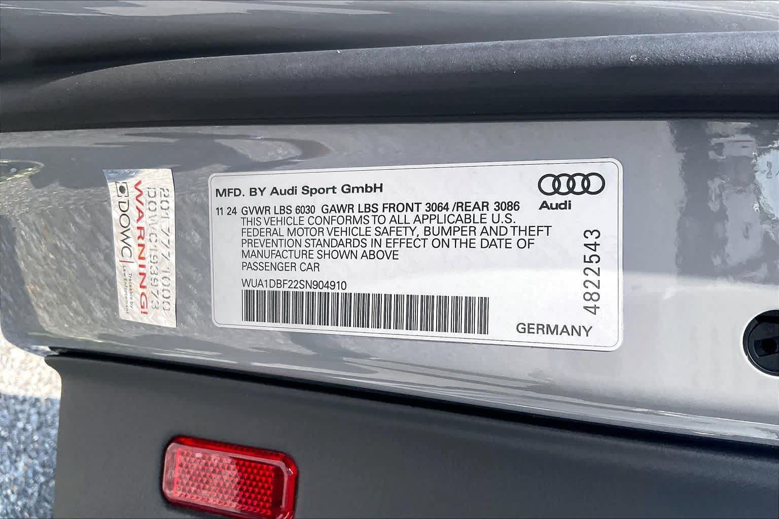 Used 2025 Audi RS 6 performance AWD/4WD image 37