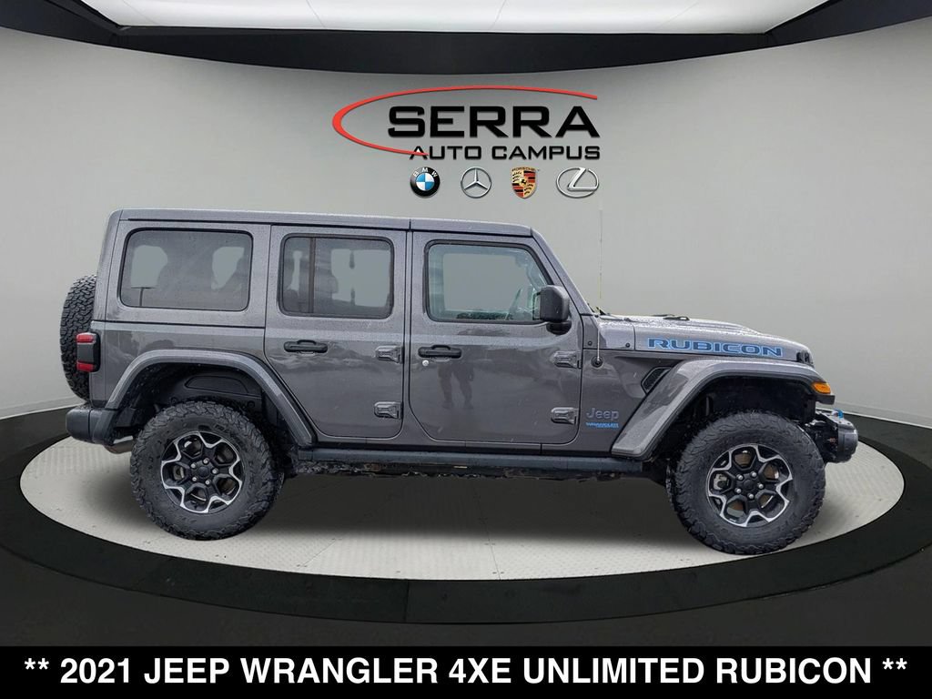 Used 2021 Jeep Wrangler Unlimited Rubicon 4xe w/ Steel Bumper Group AWD/4WD image 14