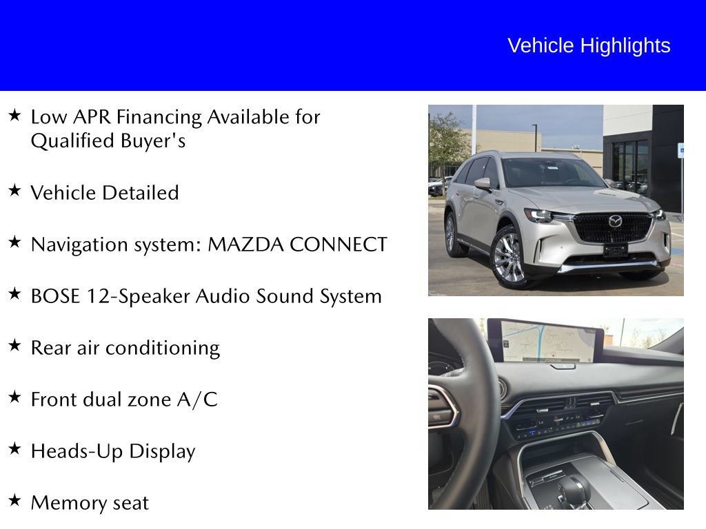 New 2026 MAZDA CX-90 3.3 Turbo w/ Premium Plus Pkg AWD/4WD image 9
