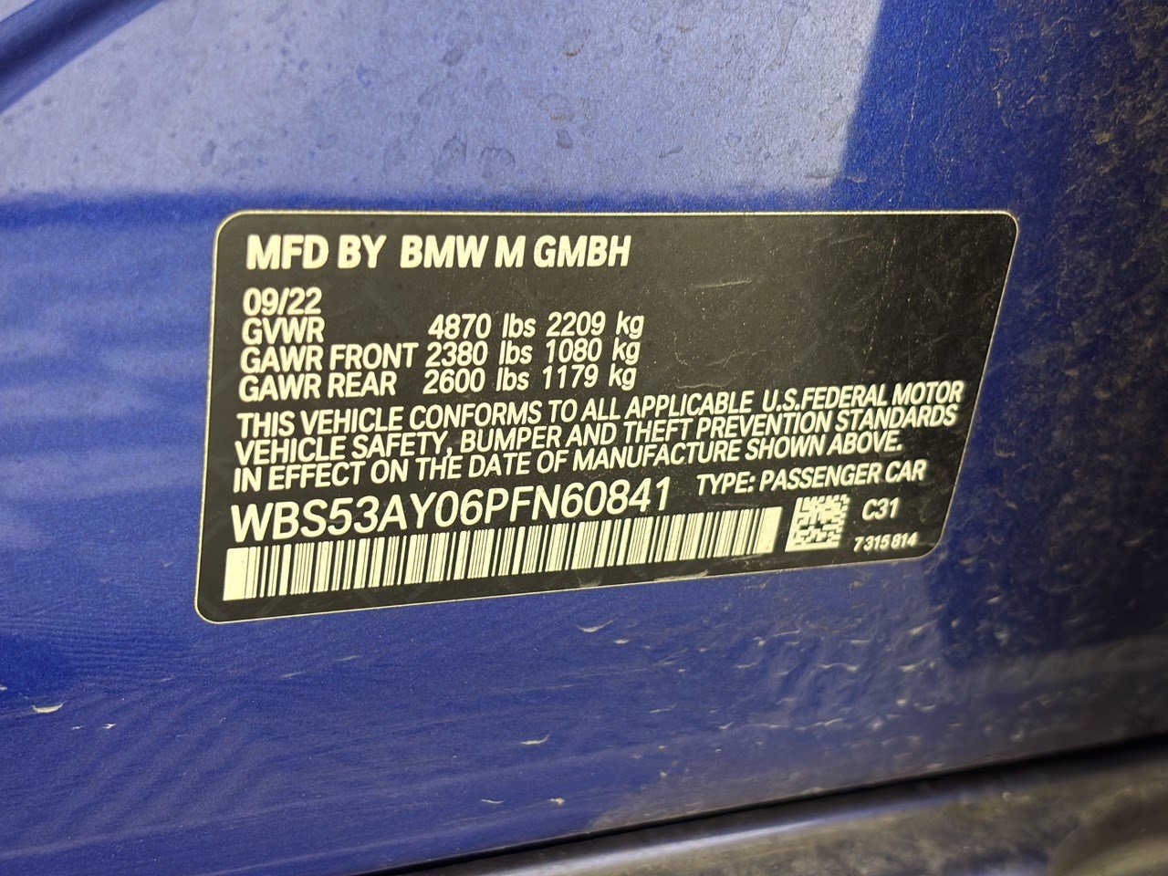 Used 2023 BMW M3 RWD image 31