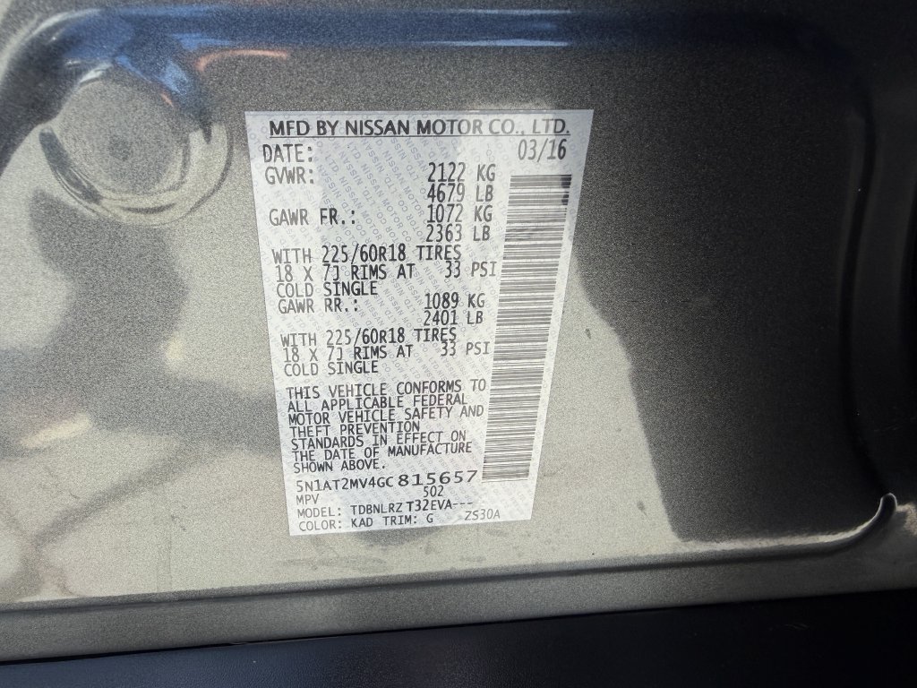 Used 2016 Nissan Rogue SL AWD/4WD image 29