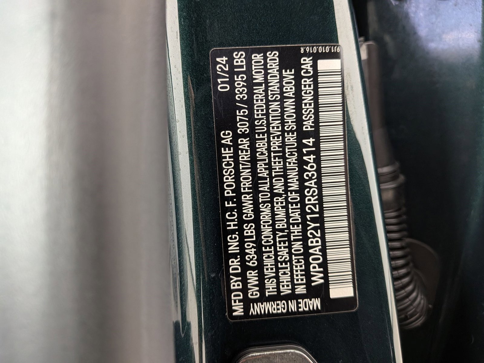 Certified 2024 Porsche Taycan 4S AWD/4WD image 28