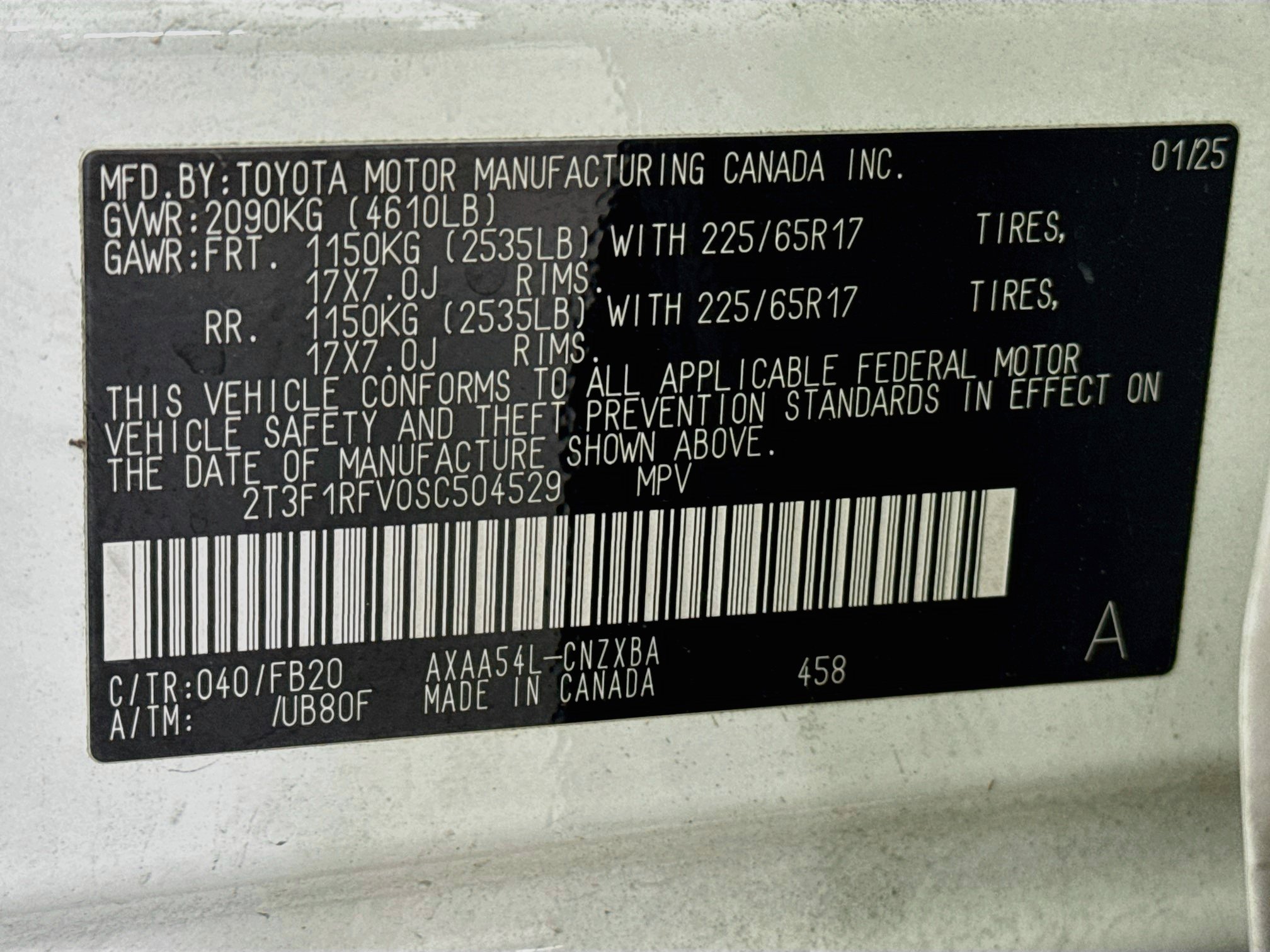 Certified 2025 Toyota RAV4 LE AWD/4WD image 31