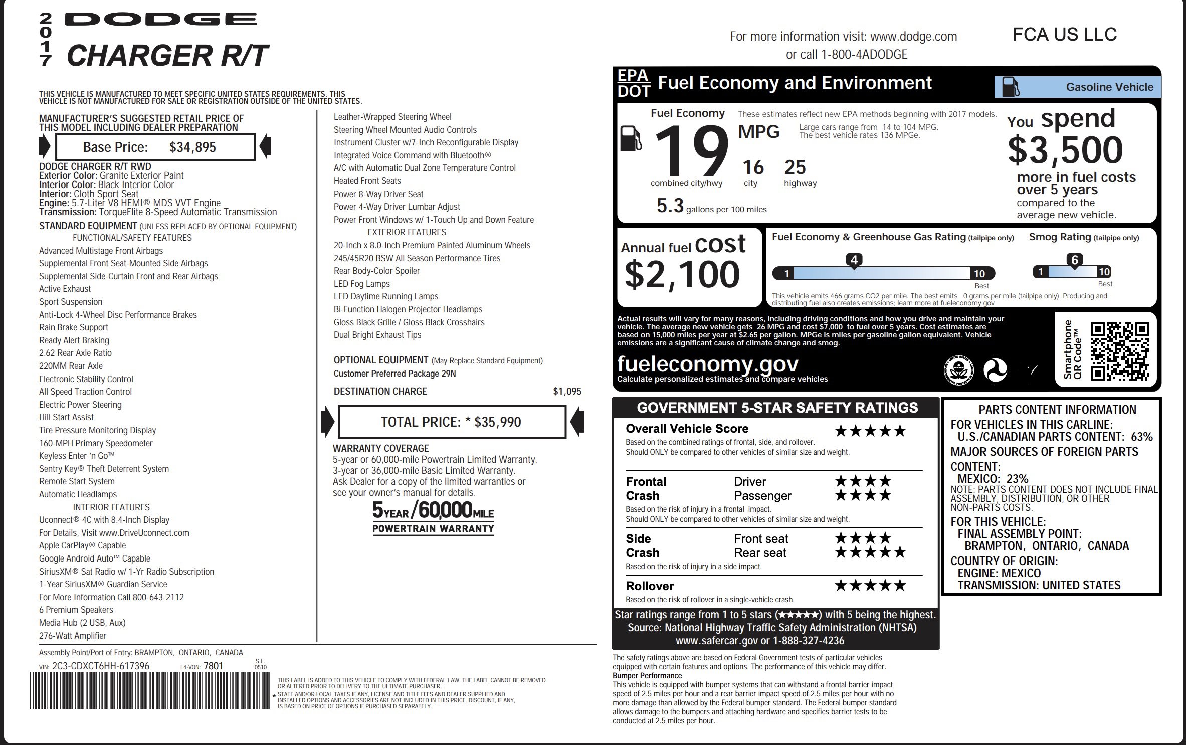 Used 2017 Dodge Charger R/T image 5
