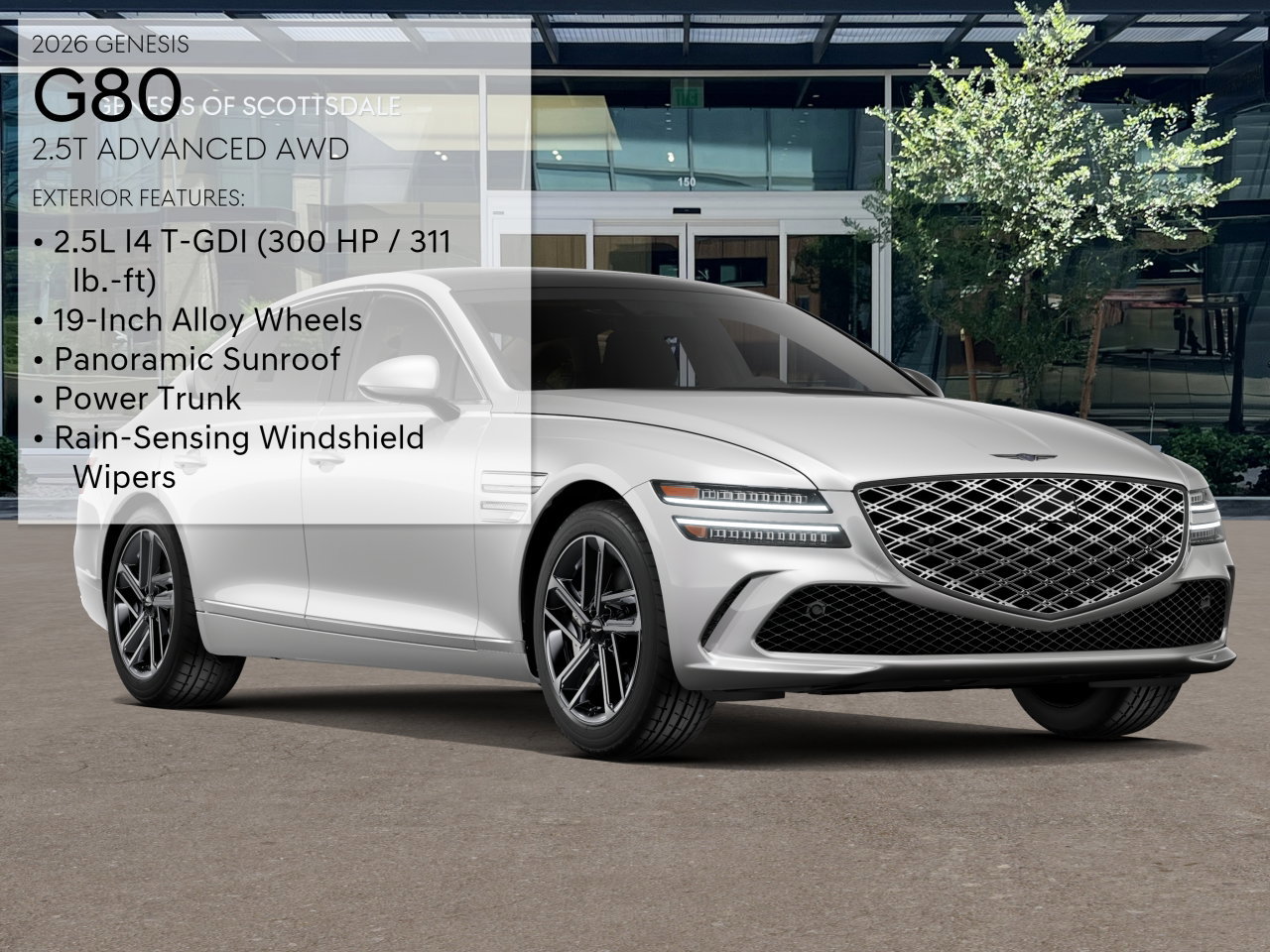 New 2026 Genesis G80 2.5T Advanced AWD/4WD image 3