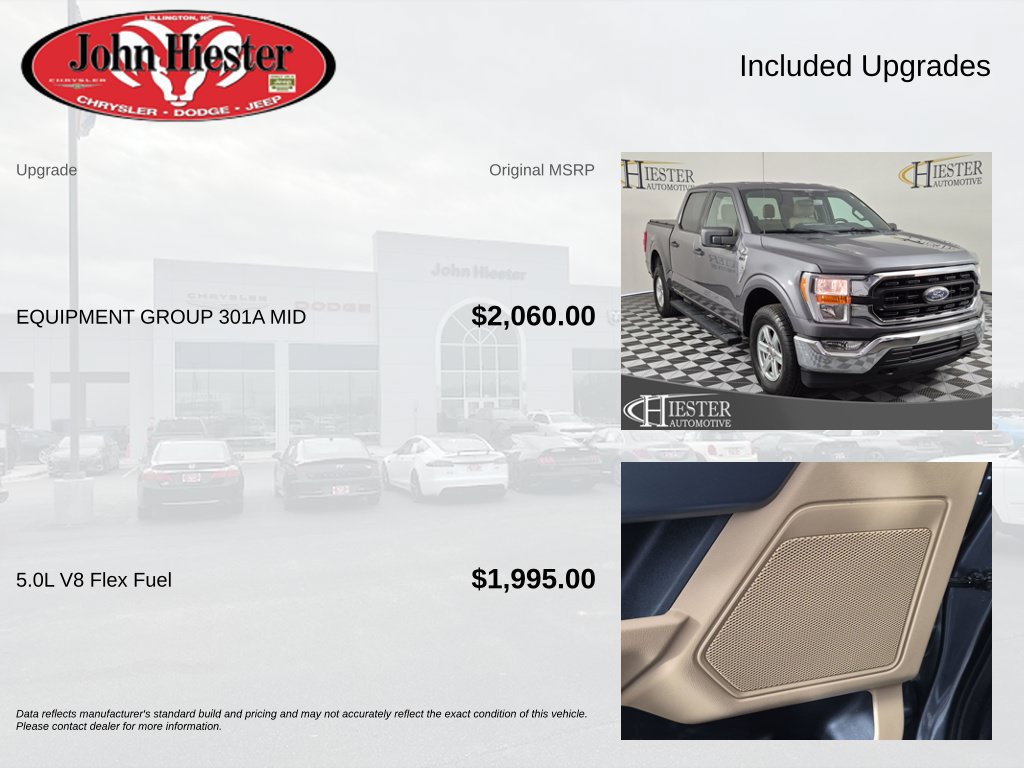 Used 2021 Ford F150 XLT w/ Equipment Group 301A Mid AWD/4WD image 3
