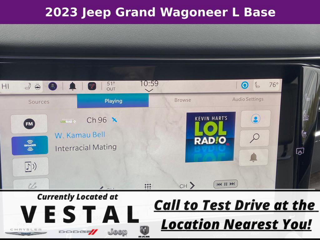 New 2023 Jeep Grand Wagoneer L 4WD image 28