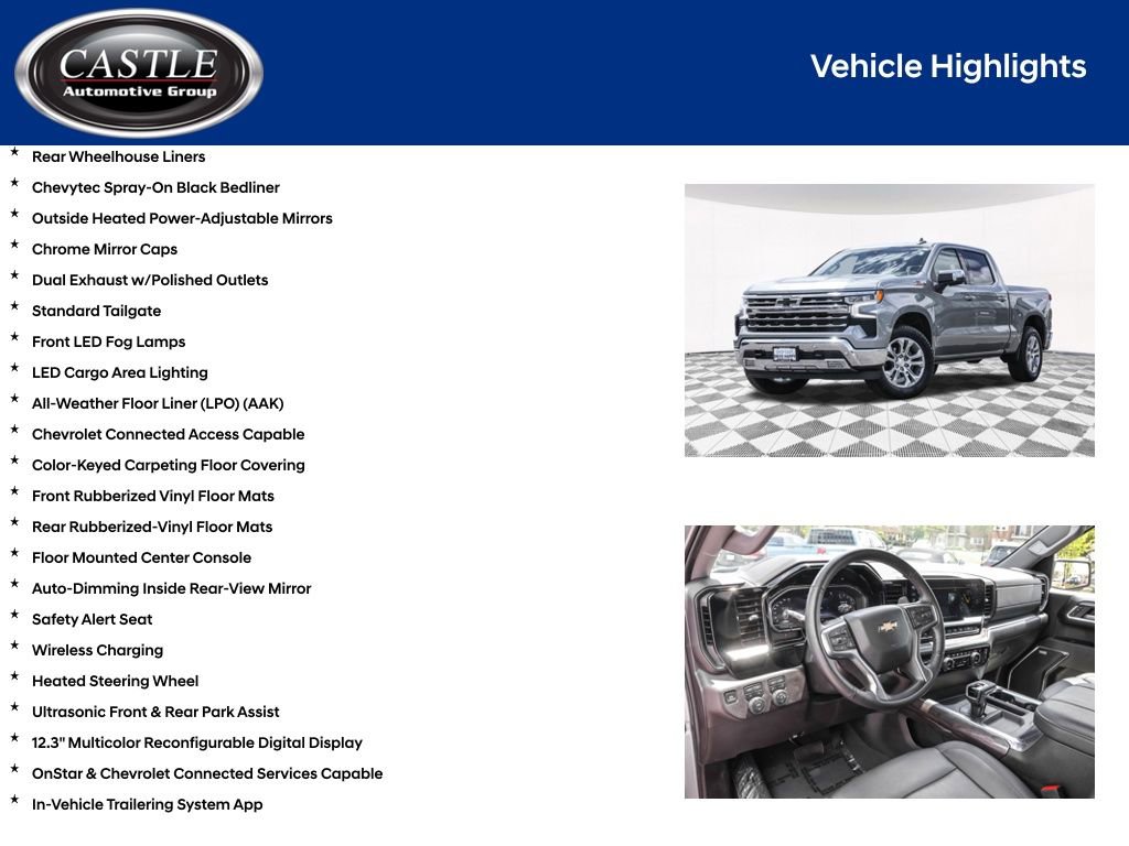 Used 2024 Chevrolet Silverado 1500 LTZ w/ LTZ Premium Package AWD/4WD image 19