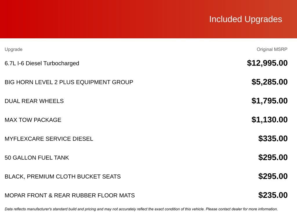New 2026 RAM 3500 Big Horn AWD/4WD image 3