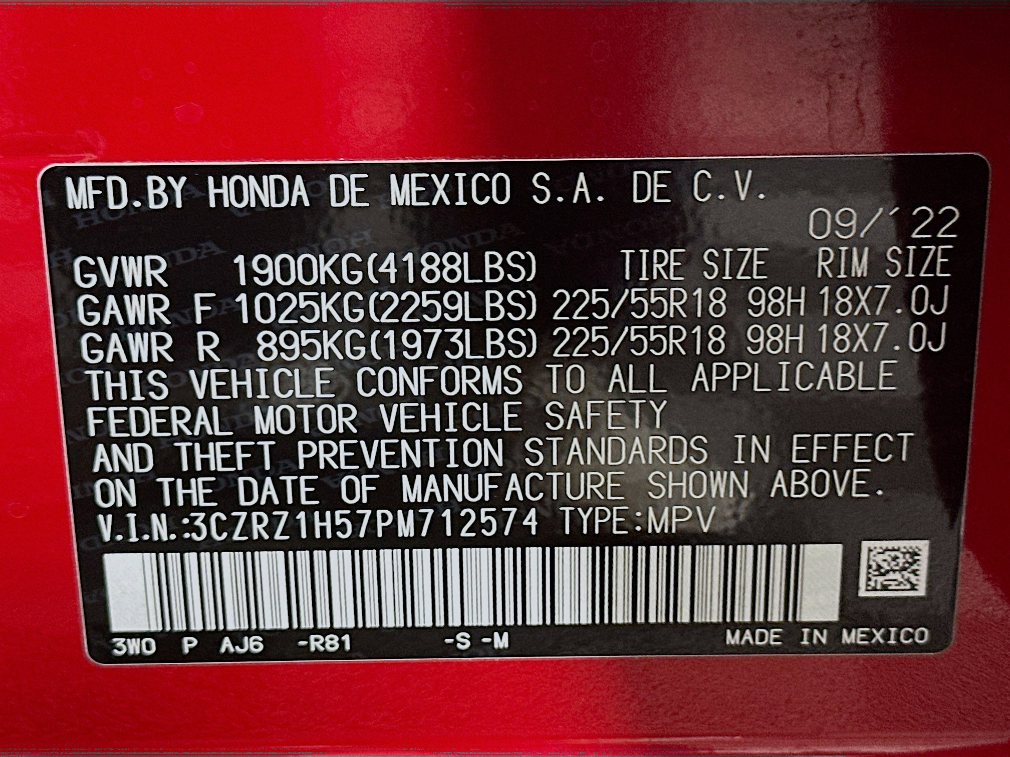 Used 2023 Honda HR-V Sport image 12