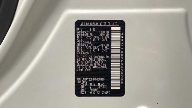 Used 2023 Nissan Armada Platinum w/ Captain's Chairs Package AWD/4WD image 29