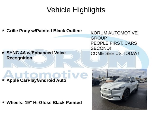 Certified 2023 Ford Mustang Mach-E Premium w/ Mustang Nite Pony Package AWD/4WD image 8