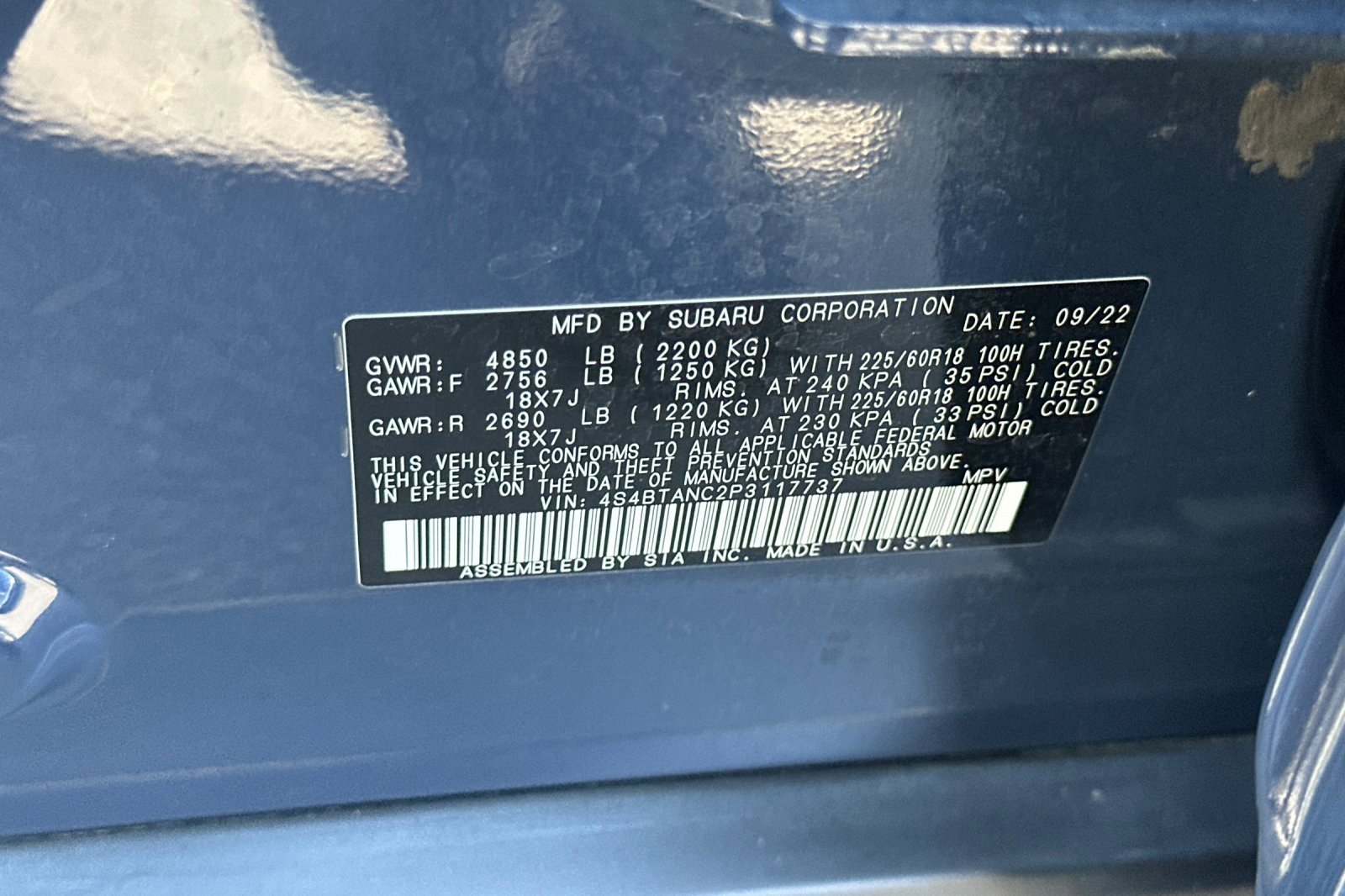 Used 2023 Subaru Outback Limited image 59