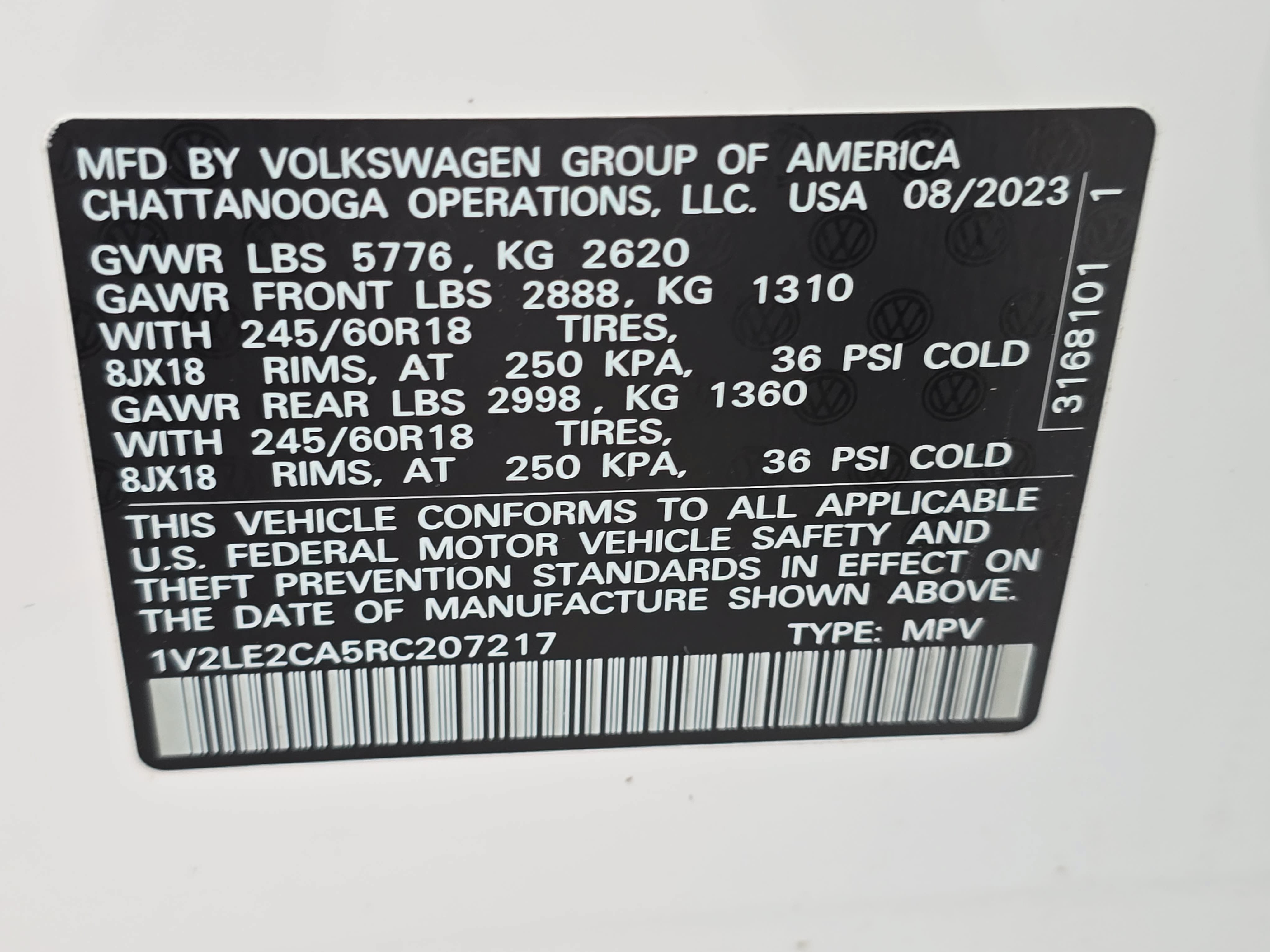 Certified 2024 Volkswagen Atlas Cross Sport SE AWD/4WD image 34