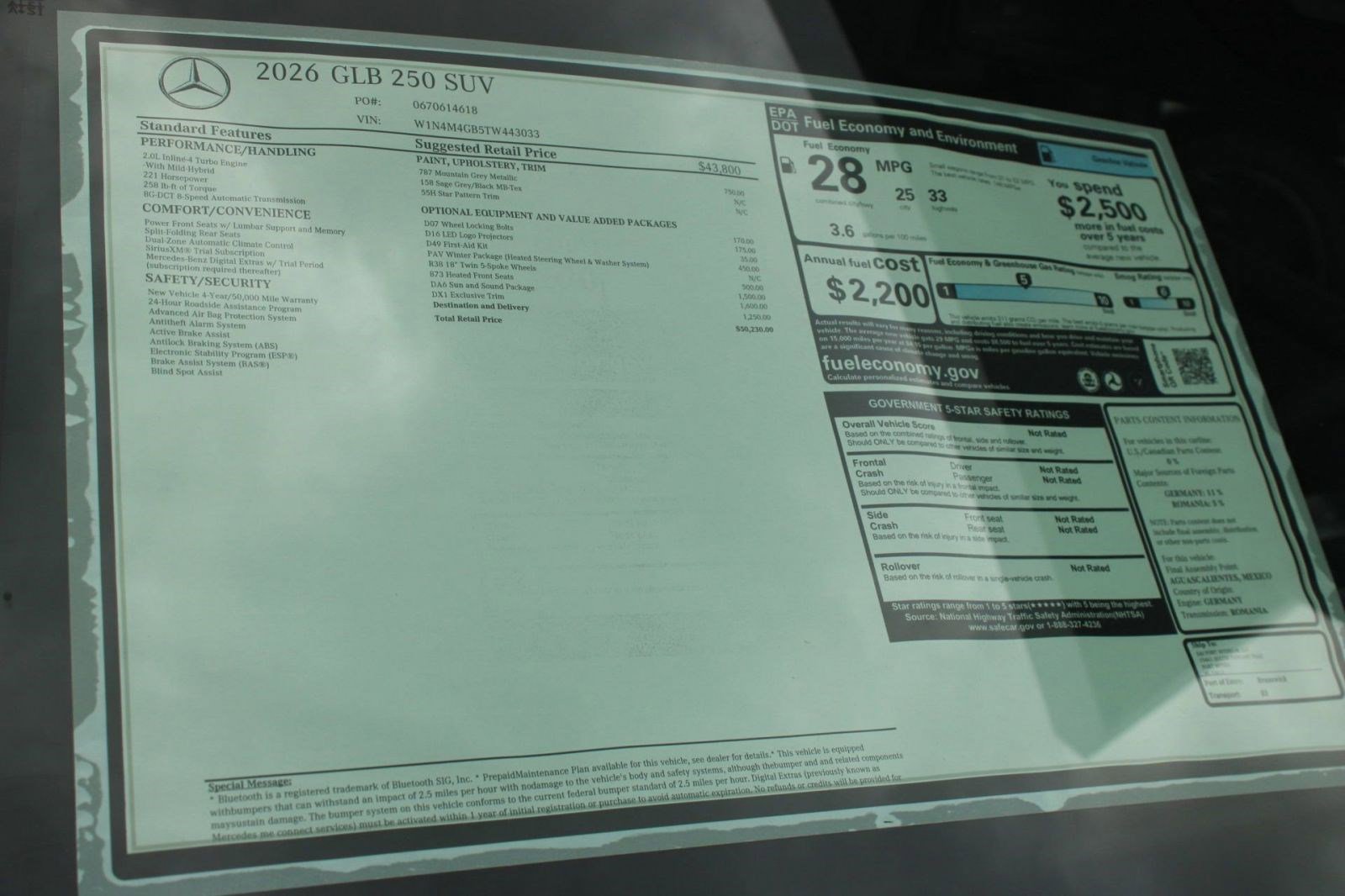 New 2026 Mercedes-Benz GLB 250 image 34