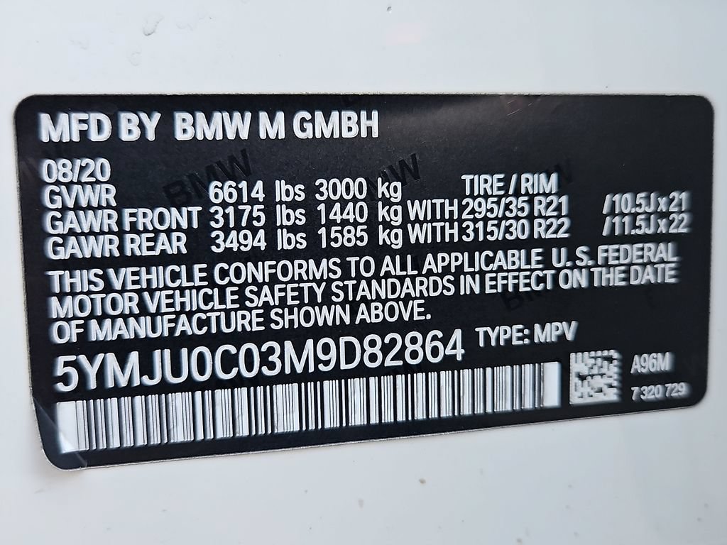 Used 2021 BMW X5 M w/ Competition Package AWD/4WD image 29