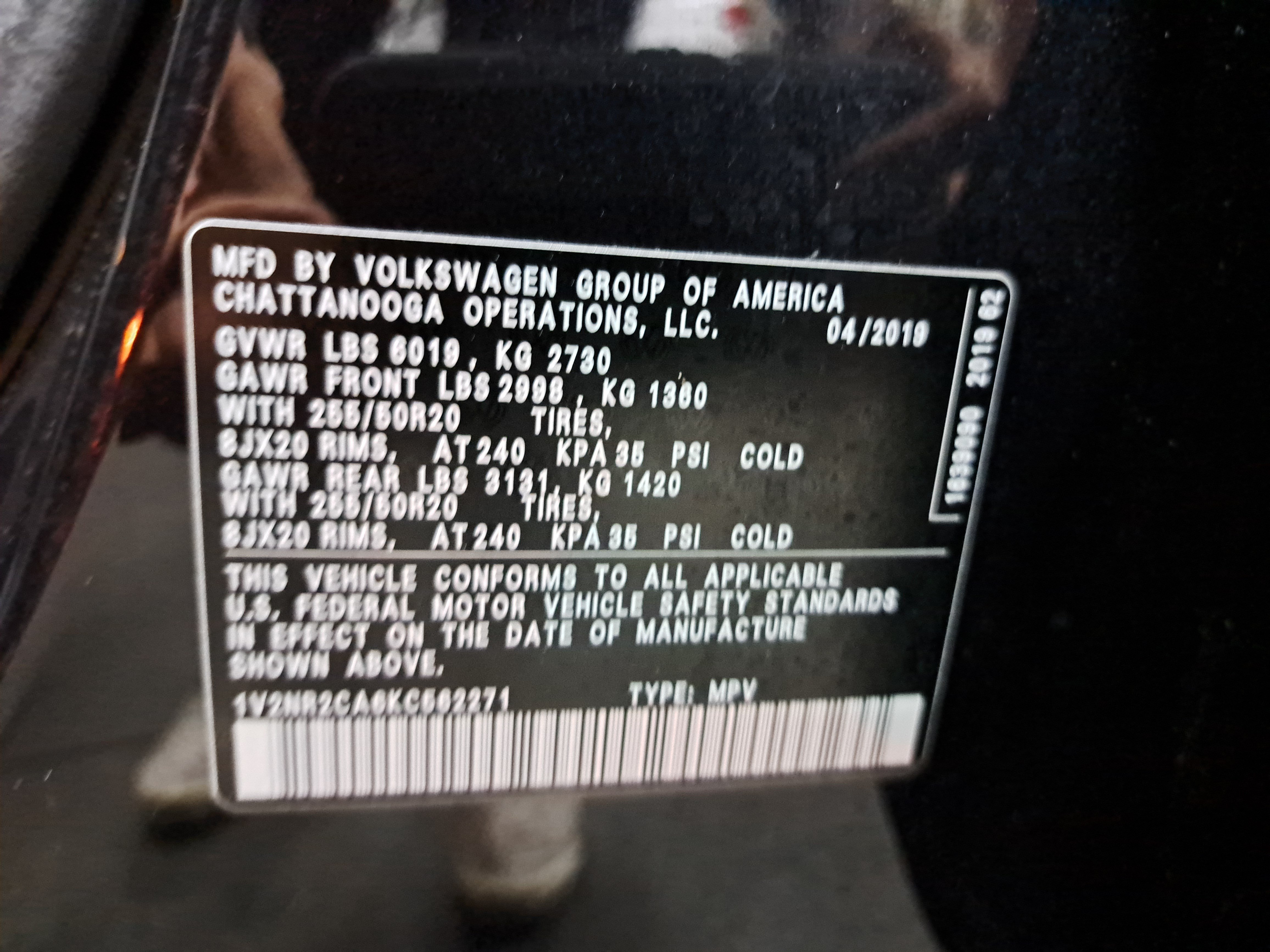 Used 2019 Volkswagen Atlas SEL Premium AWD/4WD image 37