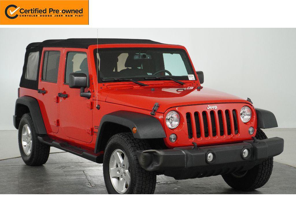 Certified 2017 Jeep Wrangler Unlimited Sport w/ Quick Order Package 24S