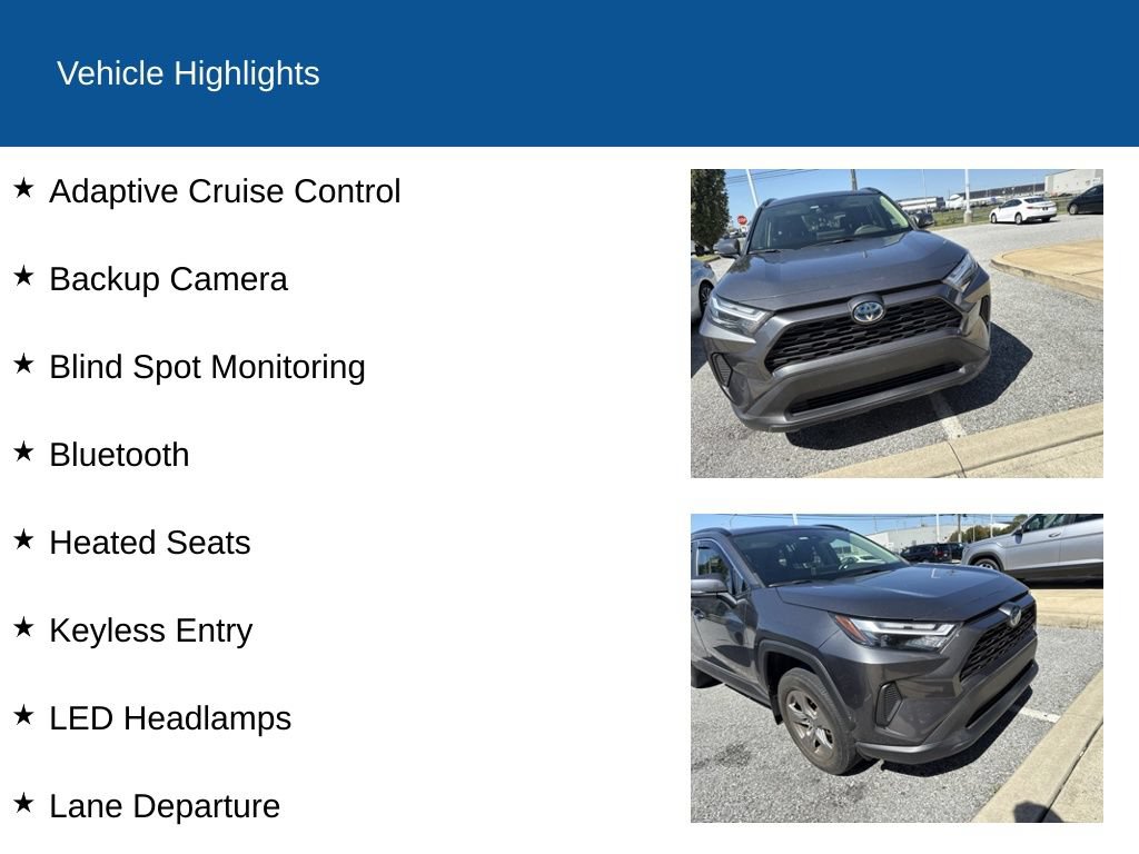 Used 2023 Toyota RAV4 XLE w/ Convenience Package AWD/4WD image 2
