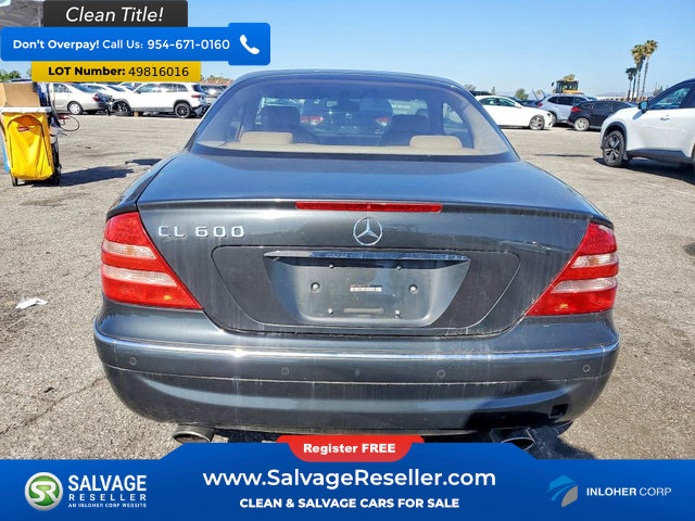 Used 2002 Mercedes-Benz CL 600 image 8