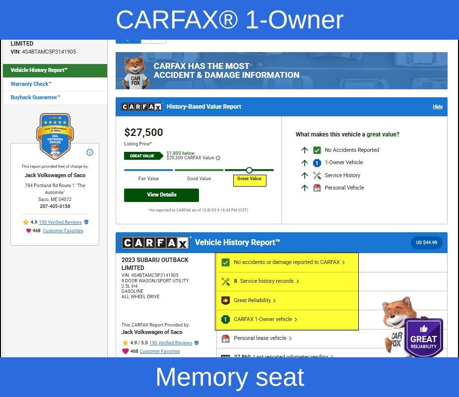 Used 2023 Subaru Outback Limited image 10