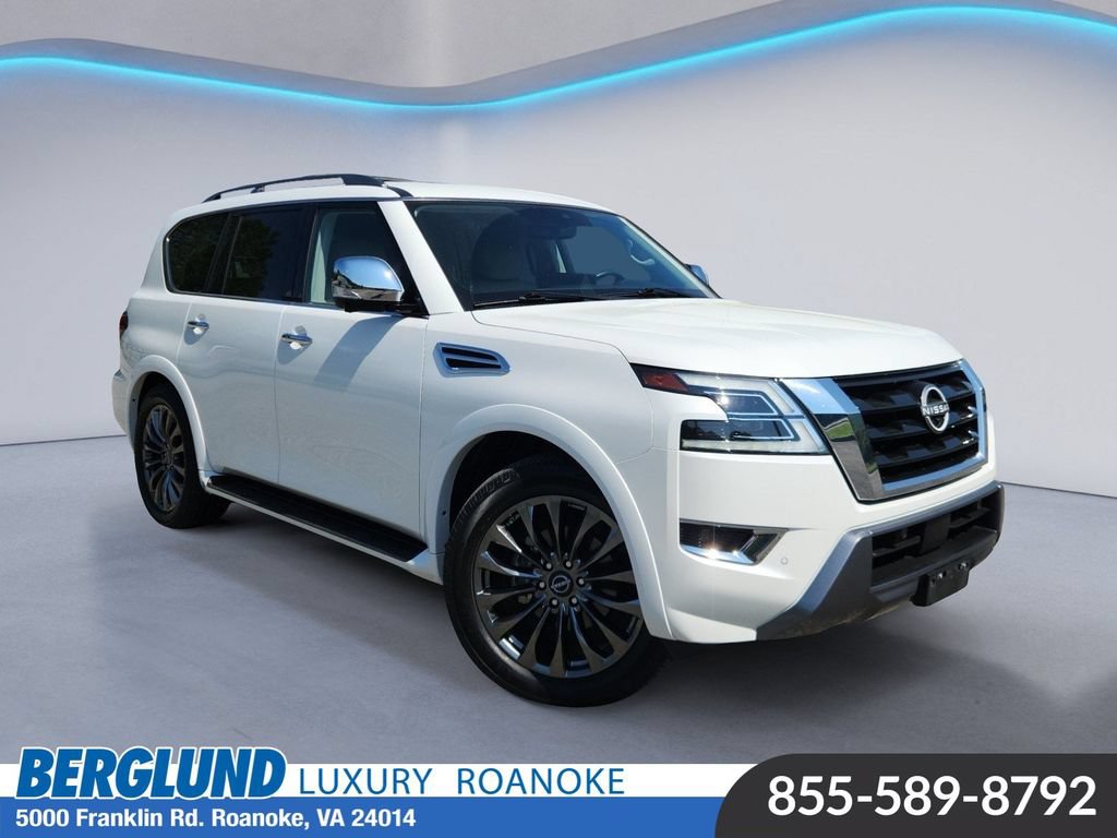 Used 2023 Nissan Armada Platinum w/ Captain's Chairs Package