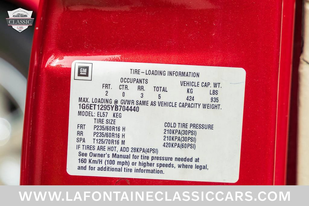 Used 2000 Cadillac Eldorado Touring FWD image 14