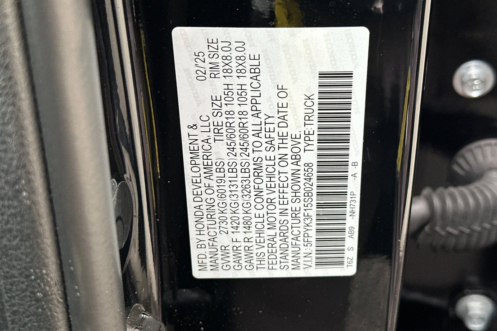 Used 2025 Honda Ridgeline Sport image 39