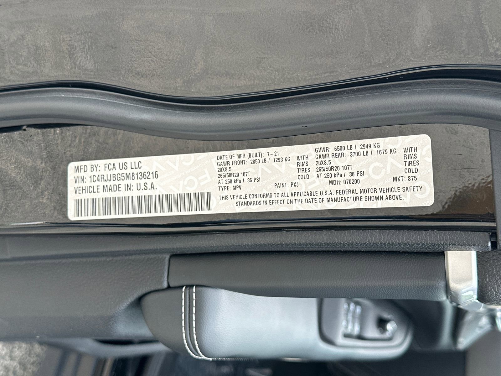 Used 2021 Jeep Grand Cherokee L Limited RWD image 36