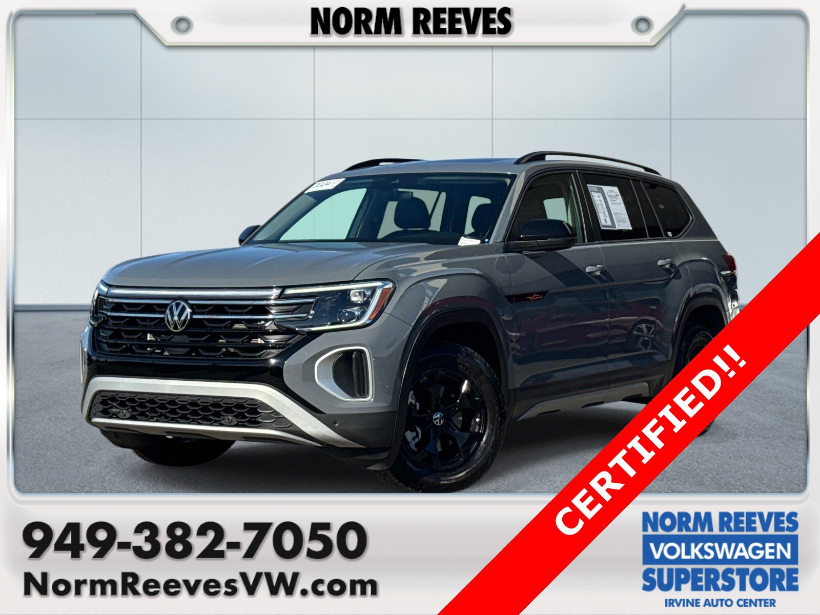 Certified 2024 Volkswagen Atlas Peak Edition SE
