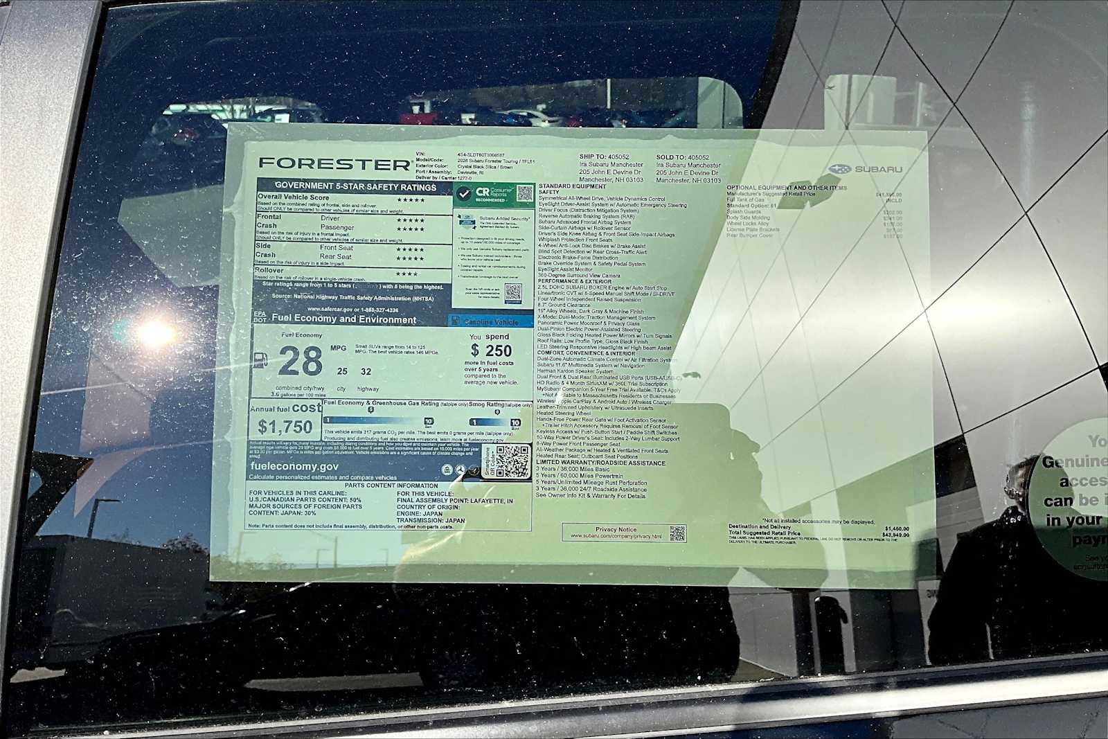 New 2026 Subaru Forester Touring image 19