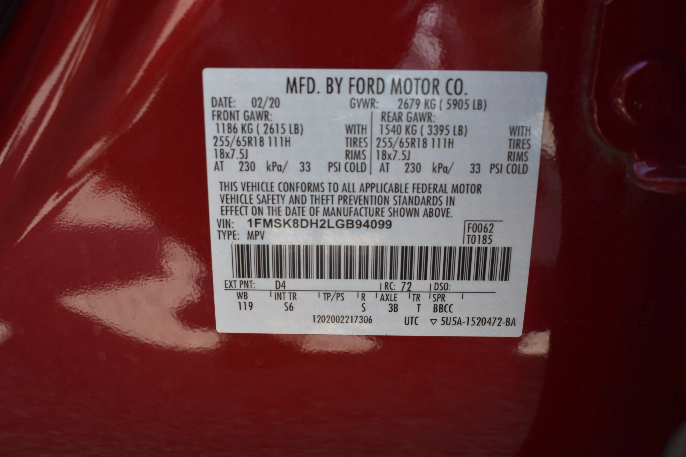 Used 2020 Ford Explorer XLT w/ Equipment Group 202A AWD/4WD image 40