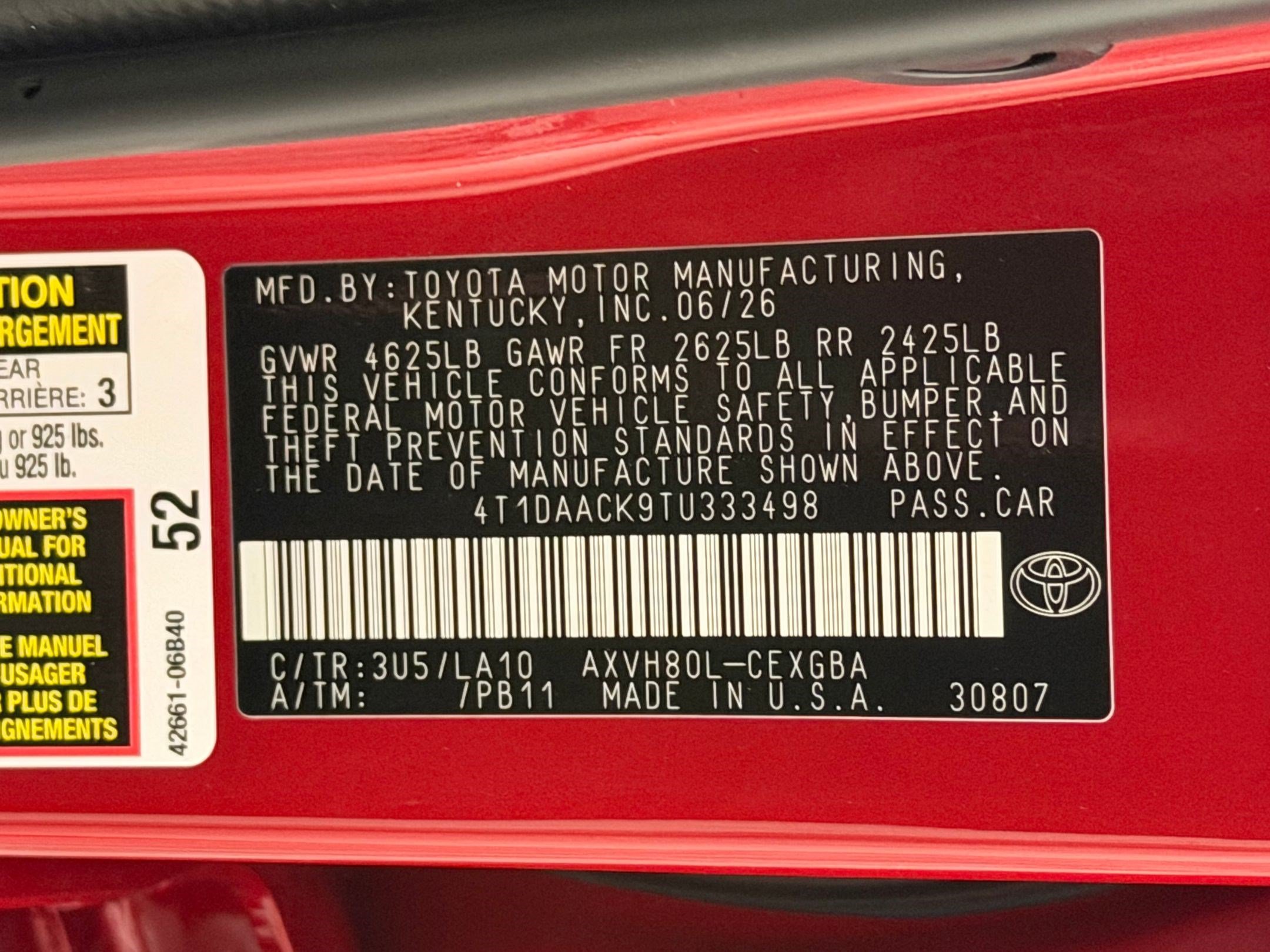 New 2026 Toyota Camry XLE FWD image 26