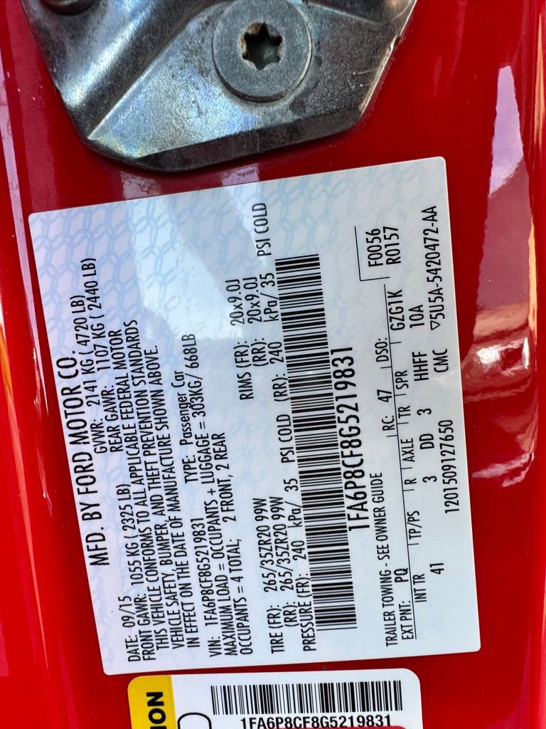 Used 2016 Ford Mustang GT Premium w/ Equipment Group 401A RWD image 25