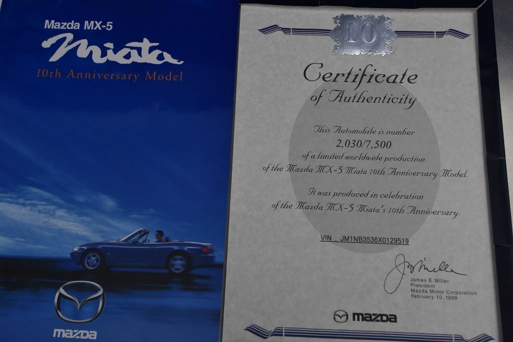 Used 1999 MAZDA MX-5 Miata 10th Anniversary Edition RWD image 47
