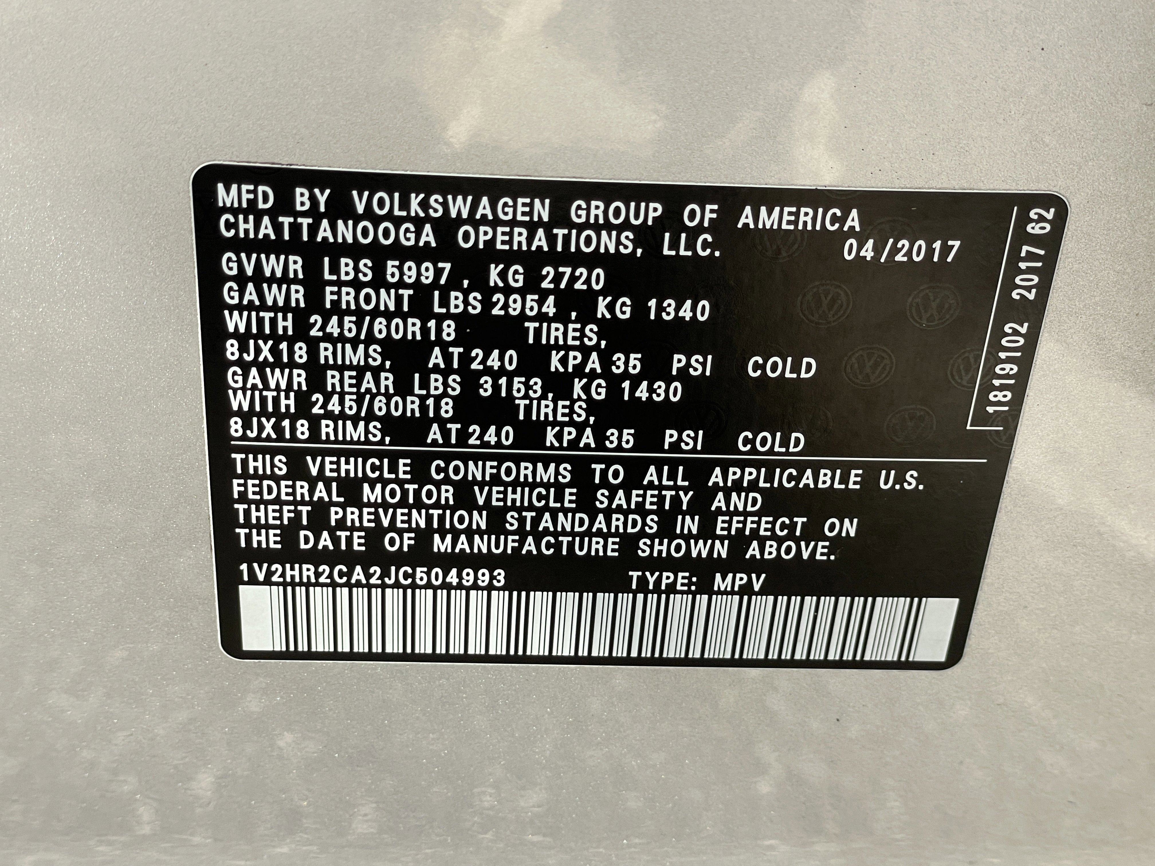 Used 2018 Volkswagen Atlas Launch Edition image 43