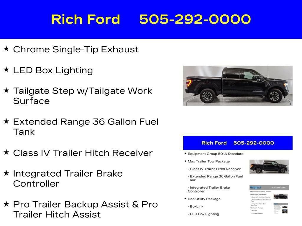 Certified 2023 Ford F150 Lariat w/ Max Trailer Tow Package AWD/4WD image 52