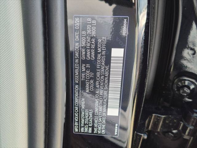New 2026 Volvo XC60 B5 Ultra w/ Climate Package PRO AWD/4WD image 15