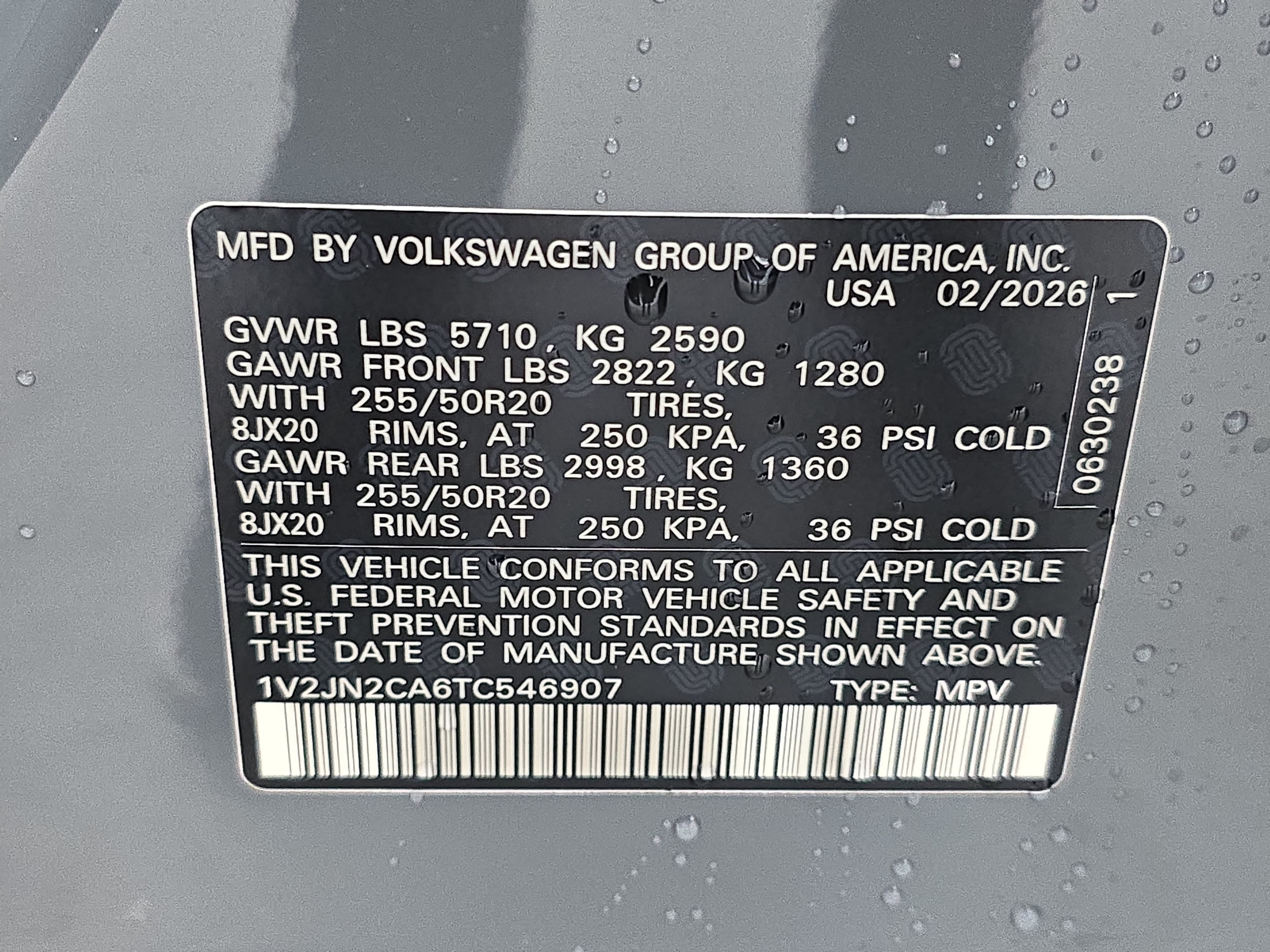 New 2026 Volkswagen Atlas SE FWD image 37
