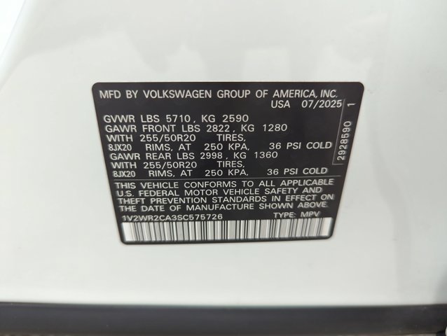 Used 2025 Volkswagen Atlas SE FWD image 35