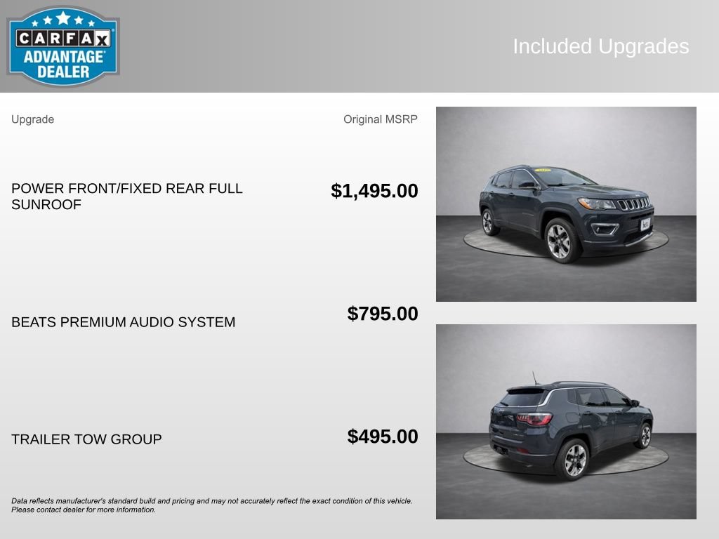 Used 2018 Jeep Compass Limited w/ Trailer Tow Group AWD/4WD image 5