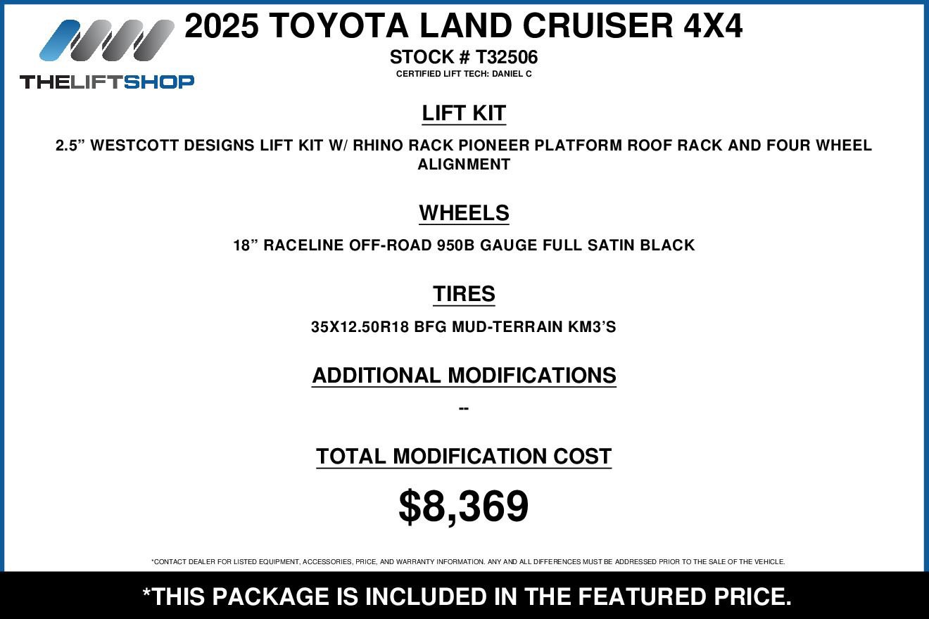 Used 2025 Toyota Land Cruiser 1958 AWD/4WD image 2