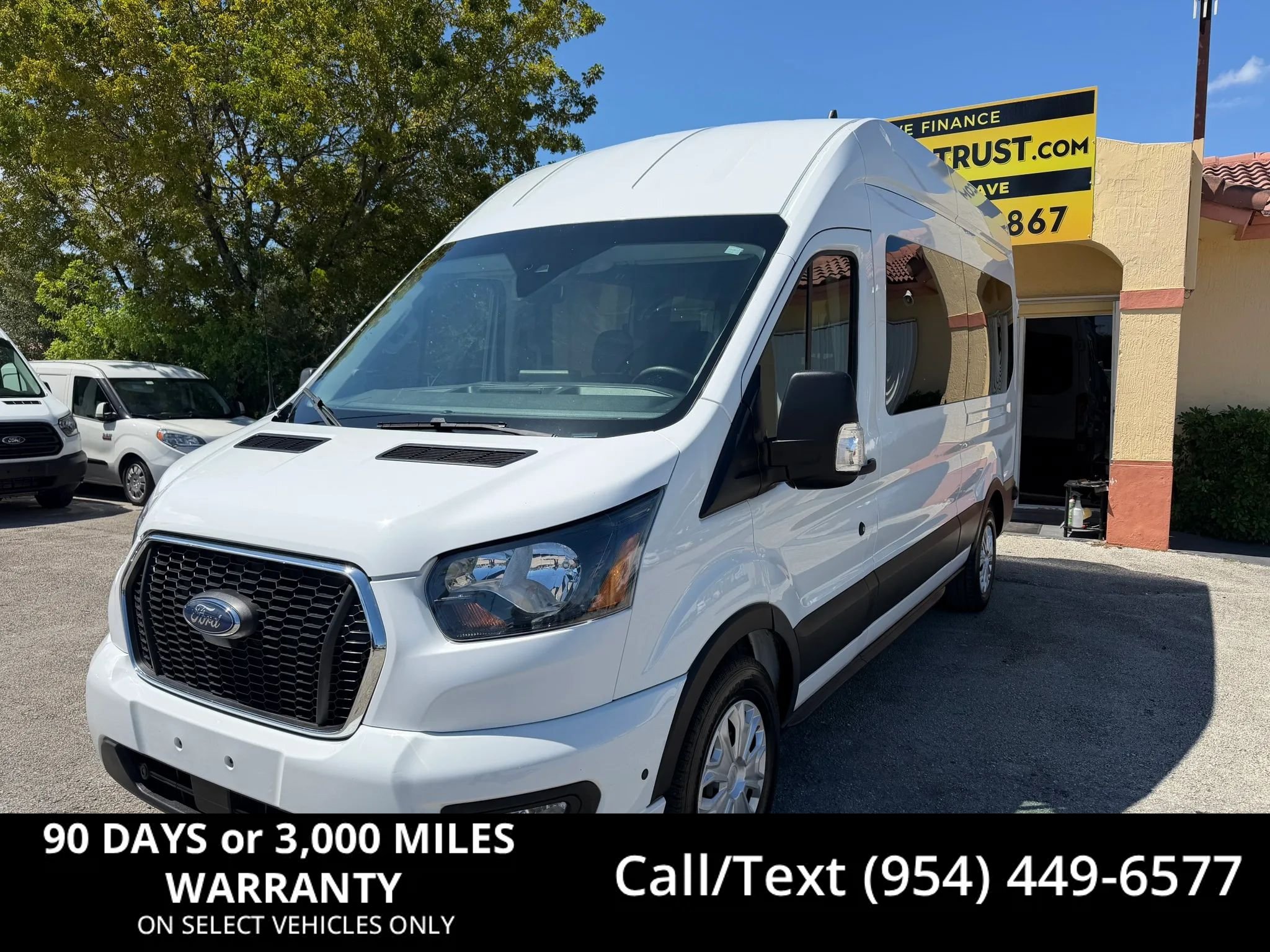 Used 2024 Ford Transit 350 148 High Roof Wagon RWD image 1