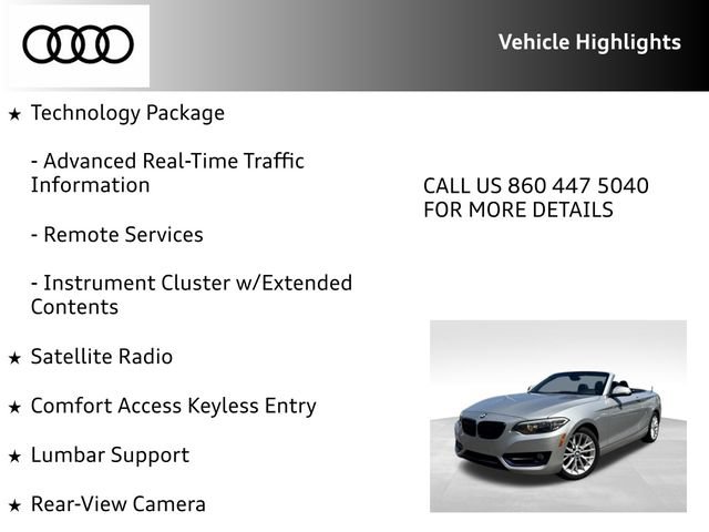 Used 2016 BMW 228i xDrive Convertible AWD/4WD image 29