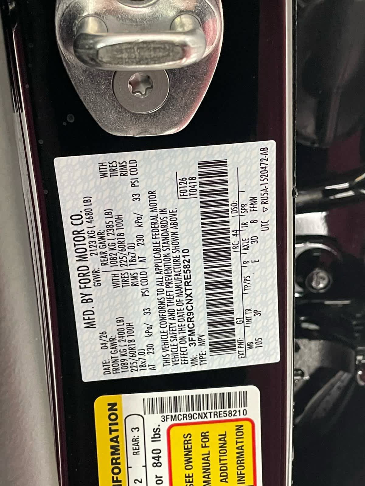 New 2026 Ford Bronco Sport Outer Banks AWD/4WD image 19